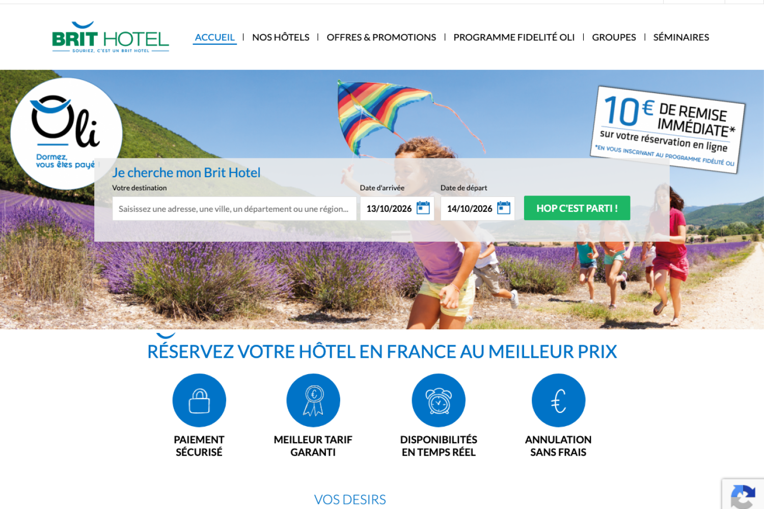 Brit Hotel : chaîne française de 180 hôtels pour réserver partout en France